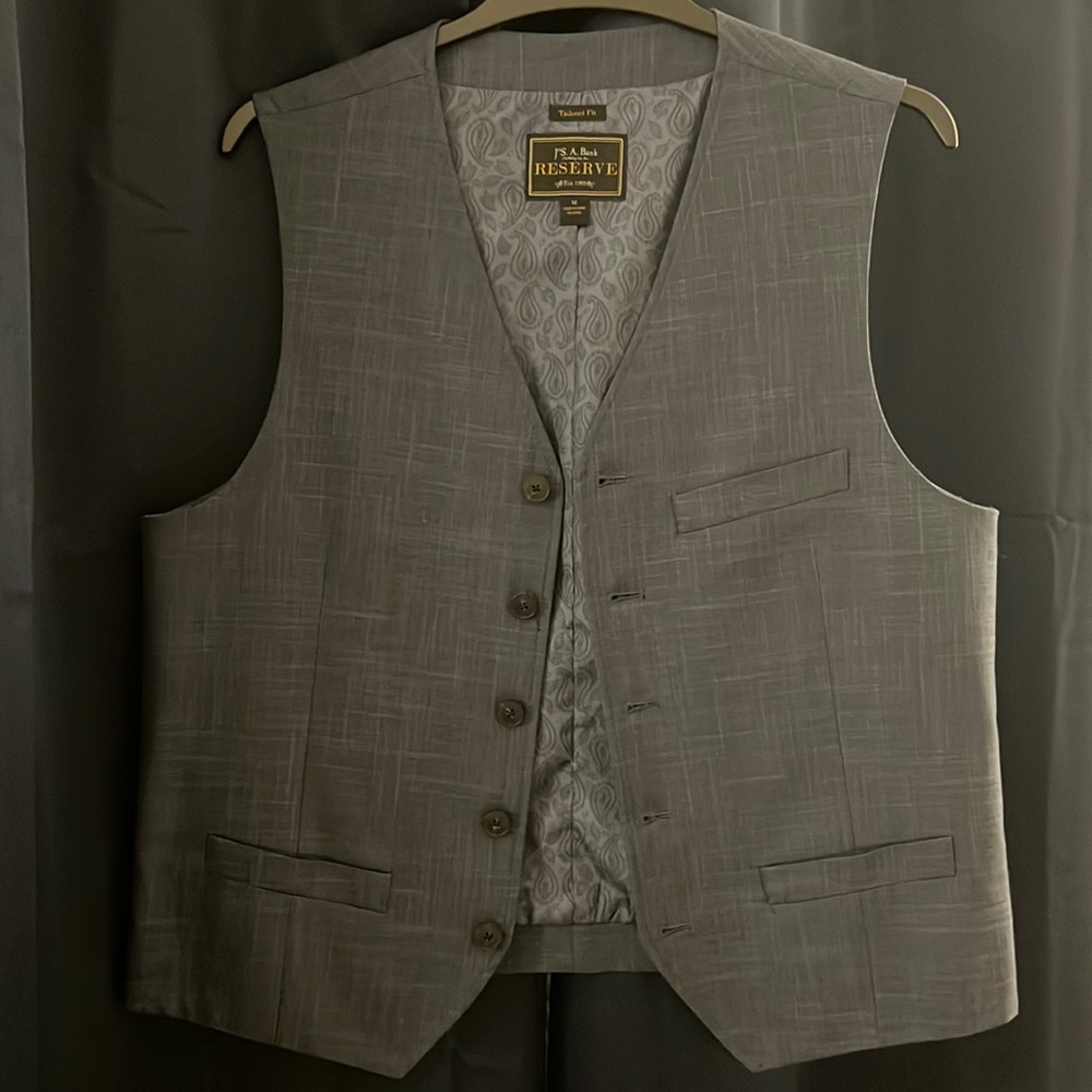 Jos. A. Bank Reserve Tailored Fit Suit Separates Vest M